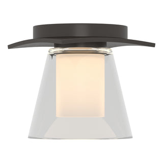 Hubbardton Forge - 126601-SKT-14-ZU0284 - Wren Flush Mount - Wren - Oil Rubbed Bronze