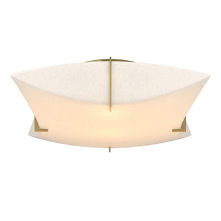 Hubbardton Forge - 126620-SKT-86-SH1999 - Bento Semi-Flush Mount - Bento - Modern Brass
