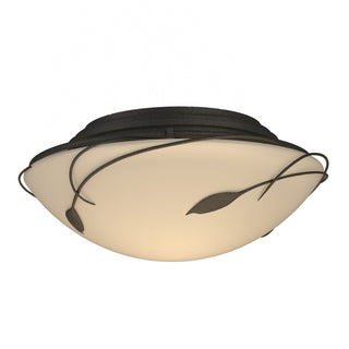 Hubbardton Forge - 126709-SKT-20-GG0098 - Forged Leaves Flush Mount - Leaf - Natural Iron