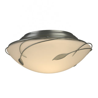 Hubbardton Forge - 126709-SKT-82-GG0098 - Forged Leaves Flush Mount - Leaf - Vintage Platinum
