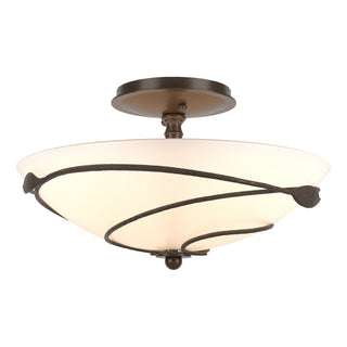 Hubbardton Forge - 126712-SKT-05-GG0048 - Forged Leaves Semi-Flush - Leaf - Bronze
