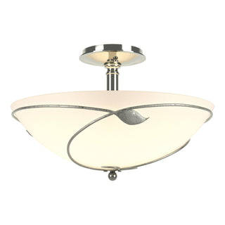 Hubbardton Forge - 126732-SKT-85-GG0052 - Forged Leaves Large Semi-Flush - Leaf - Sterling