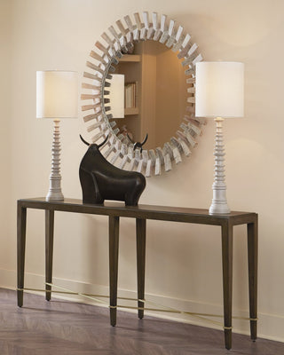 Diza Mirror in Whitewash