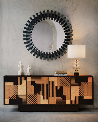 Diza Mirror in Black