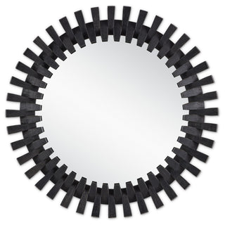Currey and Company - 1000-0134 - Mirror - Diza - Black