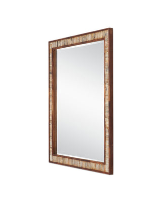 Hyson Mirror in Natural/Beige