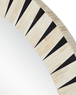 Arvi Mirror in Natural/Black