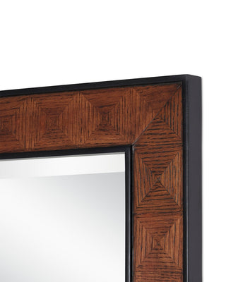 Dorian Floor Mirror in Kona/Black