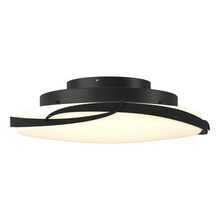 Hubbardton Forge - 126742-LED-10-GG0437 - Flora LED Flush Mount - Flora - Black