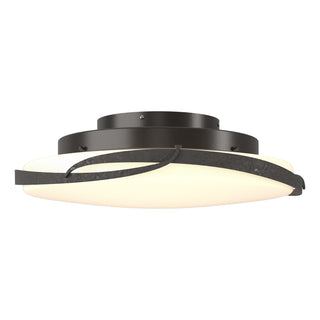 Hubbardton Forge - 126742-LED-14-GG0437 - Flora LED Flush Mount - Flora - Oil Rubbed Bronze