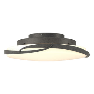 Hubbardton Forge - 126742-LED-20-GG0437 - Flora LED Flush Mount - Flora - Natural Iron