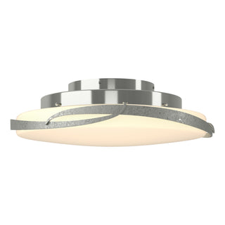 Hubbardton Forge - 126742-LED-85-GG0437 - Flora LED Flush Mount - Flora - Sterling
