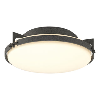 Hubbardton Forge - 126745-SKT-20-GG0097 - Metra Flush Mount - Metra - Natural Iron