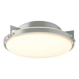 Hubbardton Forge - 126745-SKT-82-GG0097 - Metra Flush Mount - Metra - Vintage Platinum