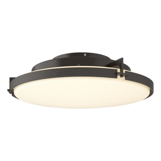 Hubbardton Forge - 126747-LED-14-GG0437 - Metra LED Flush Mount - Metra - Oil Rubbed Bronze