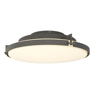 Hubbardton Forge - 126747-LED-20-GG0437 - Metra LED Flush Mount - Metra - Natural Iron