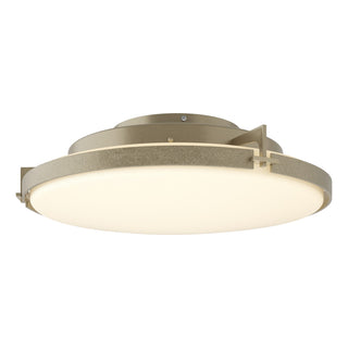 Hubbardton Forge - 126747-LED-84-GG0437 - Metra LED Flush Mount - Metra - Soft Gold