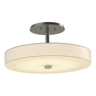 Hubbardton Forge - 126803-LED-82-SH1971 - Disq LED Semi-Flush - Disq - Vintage Platinum