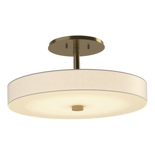 Hubbardton Forge - 126803-LED-86-SH1971 - Disq LED Semi-Flush - Disq - Modern Brass