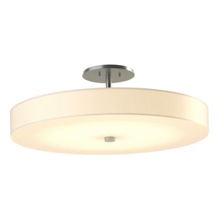 Hubbardton Forge - 126805-LED-82-SH1970 - Disq Large LED Semi-Flush - Disq - Vintage Platinum