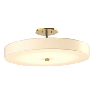 Hubbardton Forge - 126805-LED-86-SH1970 - Disq Large LED Semi-Flush - Disq - Modern Brass