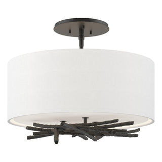 Hubbardton Forge - 127660-SKT-10-SF1505 - Brindille Semi-Flush - Brindille - Black