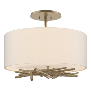 Hubbardton Forge - 127660-SKT-84-SE1505 - Brindille Semi-Flush - Brindille - Soft Gold
