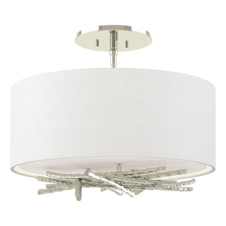 Hubbardton Forge - 127660-SKT-85-SF1505 - Brindille Semi-Flush - Brindille - Sterling