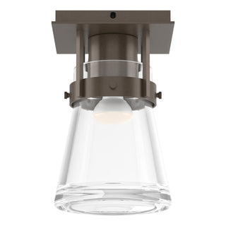 Hubbardton Forge - 128705-SKT-05-ZM0467 - Erlenmeyer 1 Light Semi-Flush - Erlenmeyer - Bronze