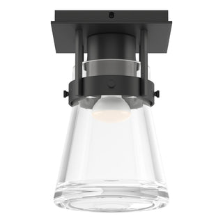 Hubbardton Forge - 128705-SKT-10-ZM0467 - Erlenmeyer 1 Light Semi-Flush - Erlenmeyer - Black