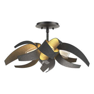 Hubbardton Forge - 128712-SKT-10-YE0352 - Corona Semi-Flush - Corona - Black