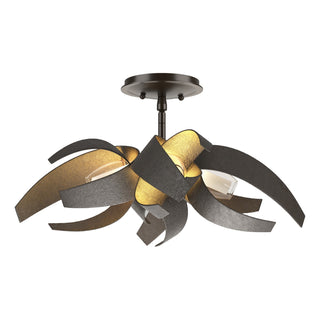 Hubbardton Forge - 128712-SKT-14-YE0352 - Corona Semi-Flush - Corona - Oil Rubbed Bronze