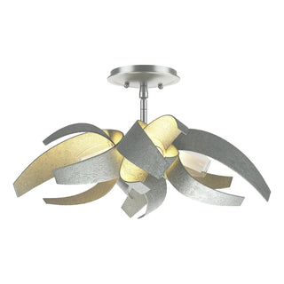 Hubbardton Forge - 128712-SKT-82-YE0352 - Corona Semi-Flush - Corona - Vintage Platinum