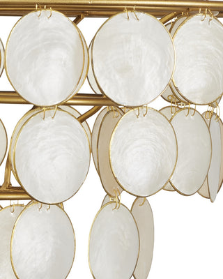 Bon Vivant One Light Semi-Flush Mount in Natural/Gold