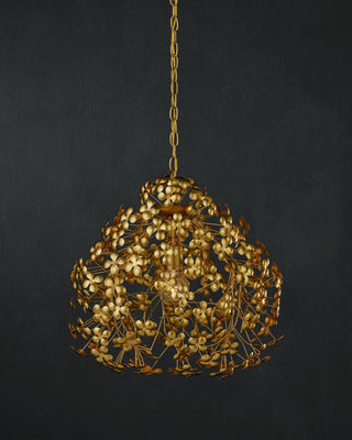 Cloverfield One Light Pendant in Contemporary Gold Leaf/Contemporary Gold