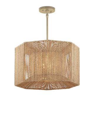Mereworth Four Light Chandelier in Natural/Beige