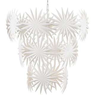 Currey and Company - 9000-1114 - 13 Light Chandelier - Bismarkia - Gesso White