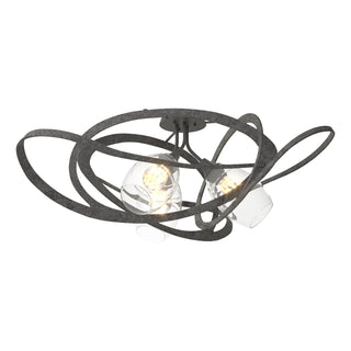 Hubbardton Forge - 128720-SKT-20-ZM0621 - Nest Semi-Flush - Nest - Natural Iron