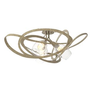 Hubbardton Forge - 128720-SKT-84-ZM0621 - Nest Semi-Flush - Nest - Soft Gold