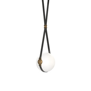 Hubbardton Forge - 131040-LED-LONG-10-27-LK-NL-GG0670 - Derby Small LED Pendant - Derby - Black
