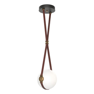 Hubbardton Forge - 131040-LED-STND-10-27-LB-NL-GG0670 - Derby Small LED Pendant - Derby - Black