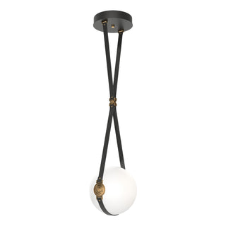 Hubbardton Forge - 131040-LED-STND-10-27-LK-HF-GG0670 - Derby Small LED Pendant - Derby - Black
