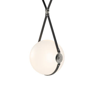 Hubbardton Forge - 131042-LED-LONG-10-24-LK-NL-GG0680 - Derby Large LED Pendant - Derby - Black