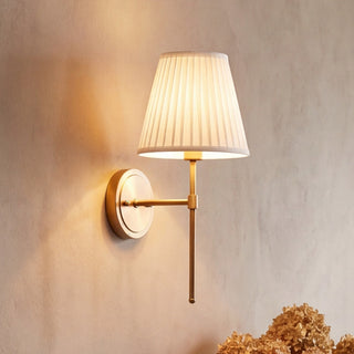 One Light Wall Sconce in Natural Brass