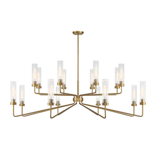 Savoy House - 1-8862-16-322 - 16 Light Chandelier - Baker - Warm Brass