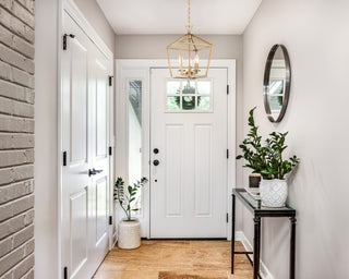 Townsend Three Light Pendant in Warm Brass
