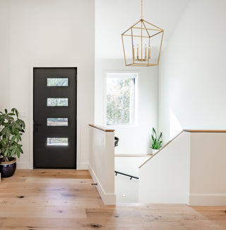 Townsend Six Light Pendant in Warm Brass