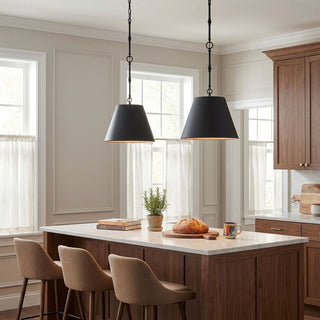 Alden One Light Pendant in Matte Black