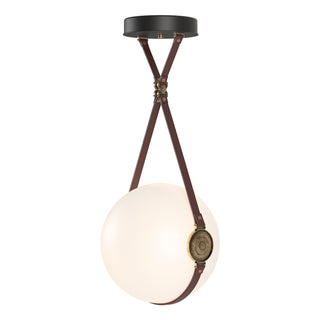 Hubbardton Forge - 131042-LED-STND-10-27-LB-NL-GG0680 - Derby Large LED Pendant - Derby - Black