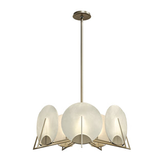 Hubbardton Forge - 131059-SKT-MULT-84-AR - Callisto 7-Light Pendant - Callisto - Soft Gold
